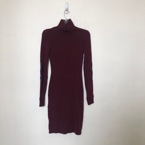Knit Turtle Neck Dress